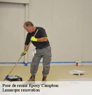 Pose de resine Epoxy campbon-44750 Lamarque renovation