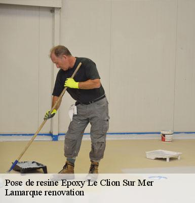 Pose de resine Epoxy le-clion-sur-mer-44210 Lamarque renovation