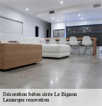 Décoration béton cirée le-bignon-44140 Lamarque renovation