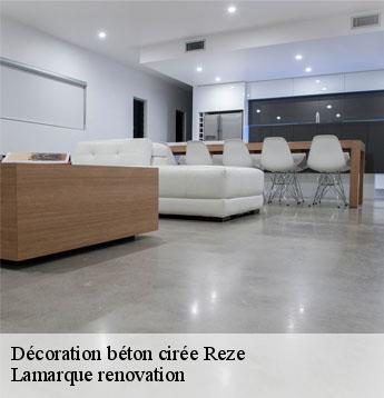 Décoration béton cirée reze-44400 Lamarque renovation