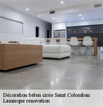 Décoration béton cirée saint-colomban-44310 Lamarque renovation