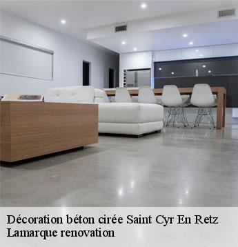 Décoration béton cirée saint-cyr-en-retz-44580 Lamarque renovation