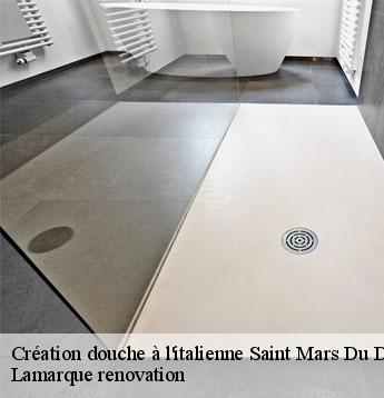 Création douche à l'italienne saint-mars-du-desert-44850 Lamarque renovation
